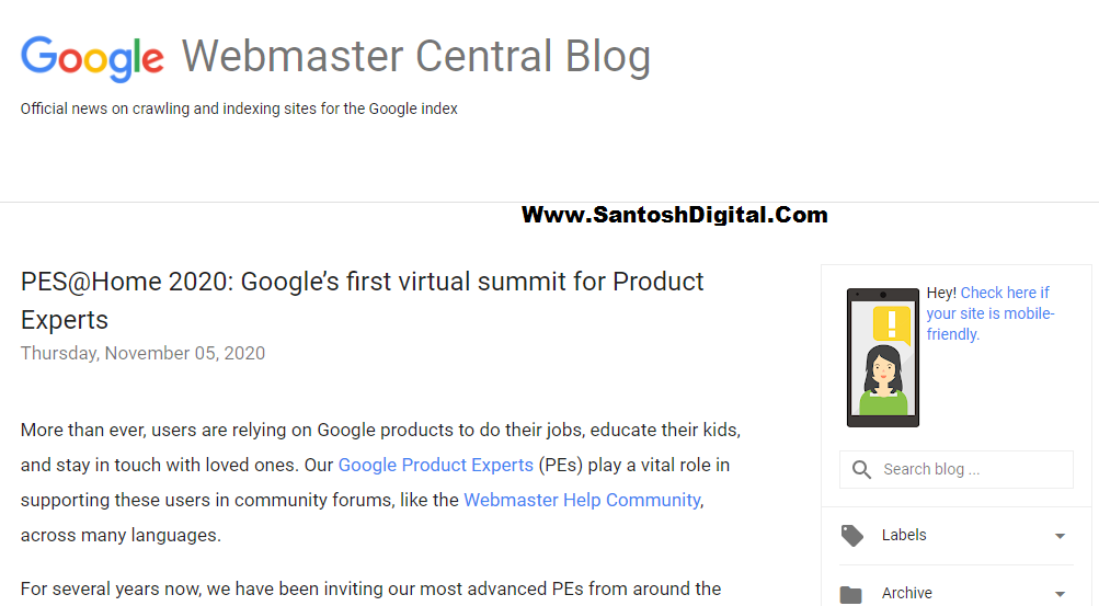Official Google Webmaster Central Blog